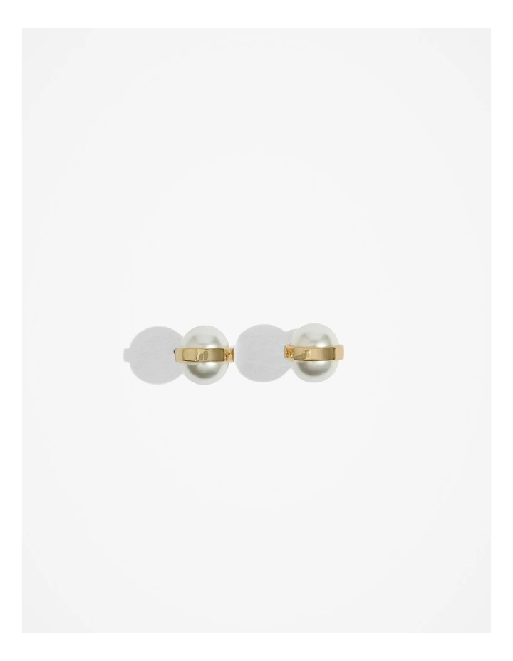 Pearl Stud in Gold