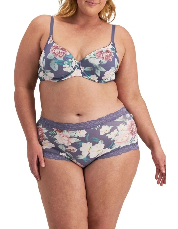 Parisienne Classic Print Full Brief in Multi