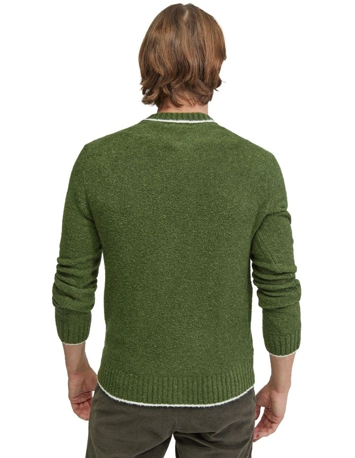 Otis Boucle Knit in Green