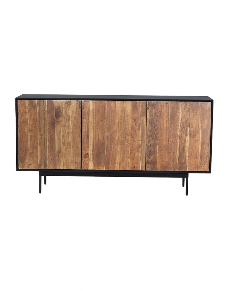 Nakita Sideboard 160cm in Brown/Black