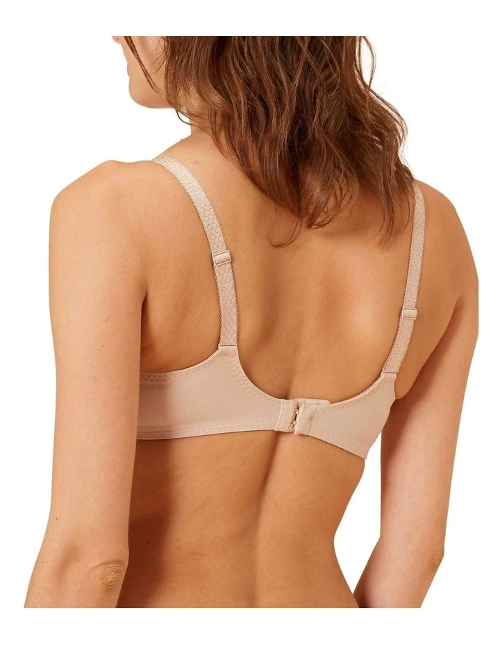 Caresse Full Cup Control Bra in Beige
