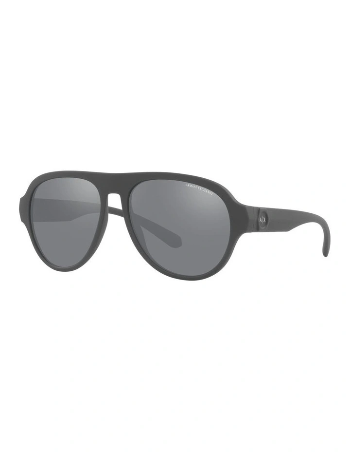 0AX4126SU Sunglasses in Matte Dark Green