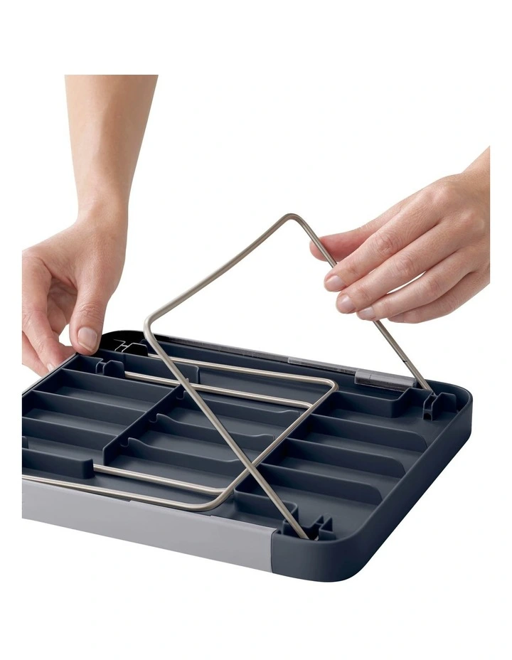 Cupboard Store Expandable Shelf in Grey