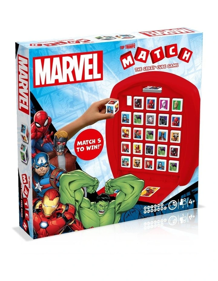 Marvel Top Trumps Match Board Game