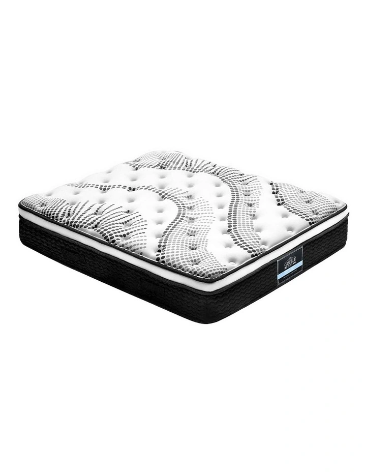 Euro Top Spring Foam Queen Size Mattress in White