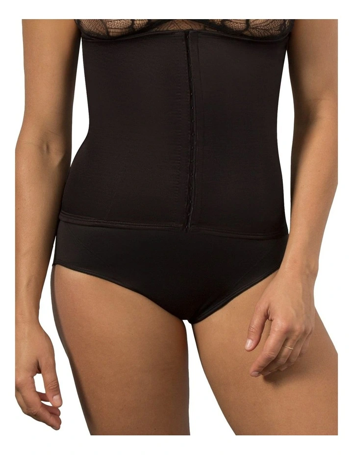 Inches Off Waist Cincher in Black