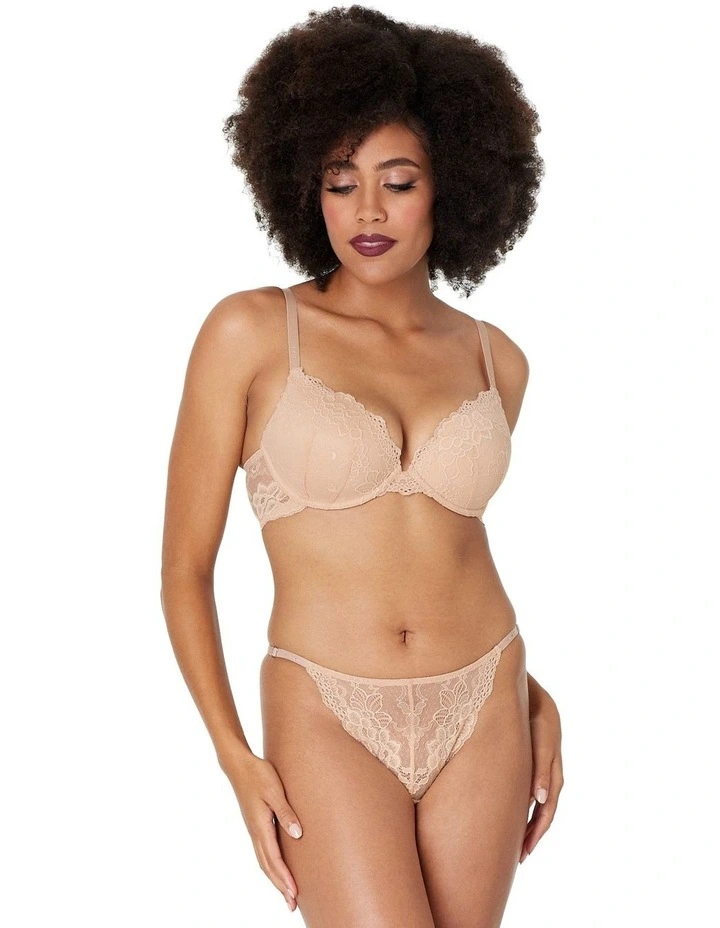 My Fit Lace DD-G Non Boost Contour Plunge Bra in Frappe