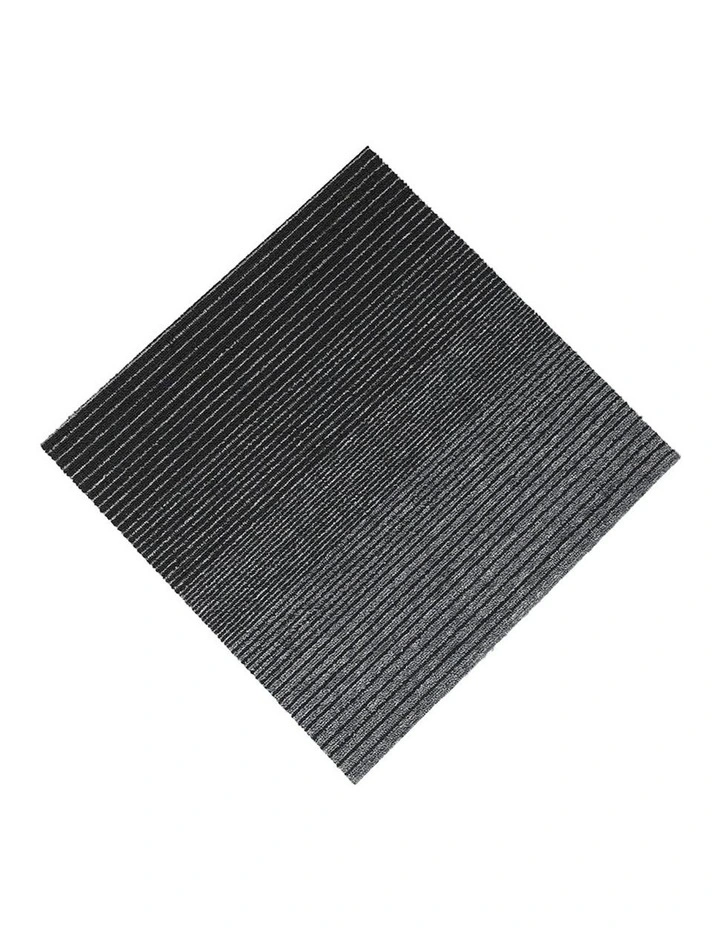 20x Carpet Tiles 50cm x 50cm in Black