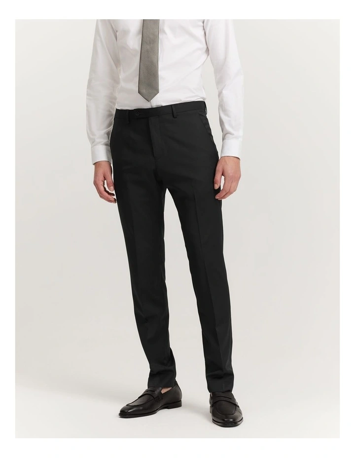 Slim Fit Travel Pant in Black
