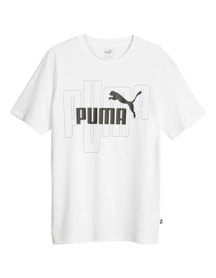 Graphics No. 1 Logo Tee in White