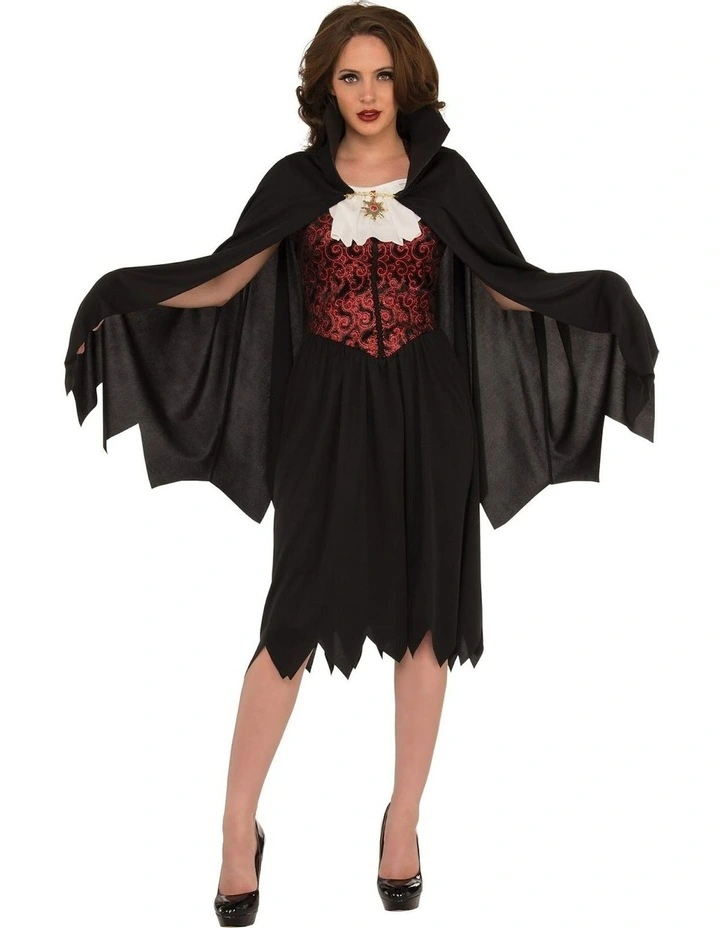 Rubies Lady Vampire Adults Dress Up Costume in Black