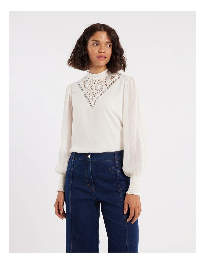 Kathryn Blouse in Cream