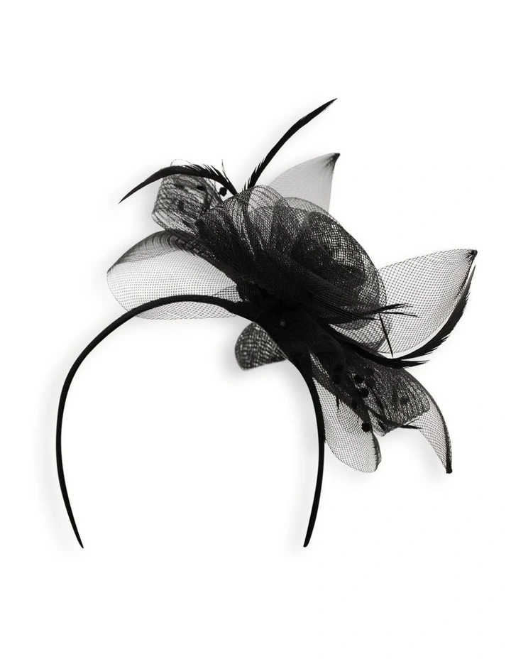 Mckenna Fascinator in Black