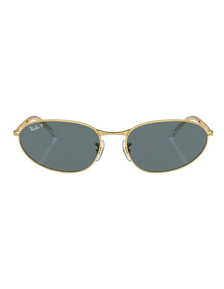 RB3734 Polarised Sunglasses in Gold