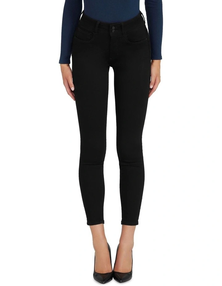 Shape Up Denim Jeans in Black