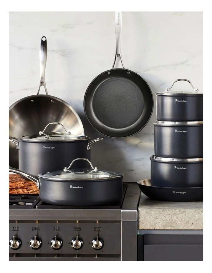 Bi-Ply Professional Saucepan 16cm/1.5L in Black