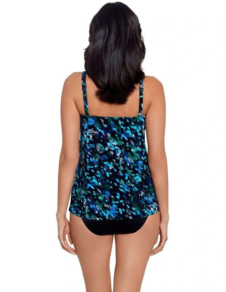 Sophisticat Mirage Loose Fit Slimming Underwired Tankini Top in Multi