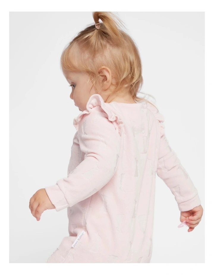 Velour Coverall in Pink