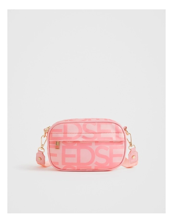 Print Camera Bag in Candy Pink