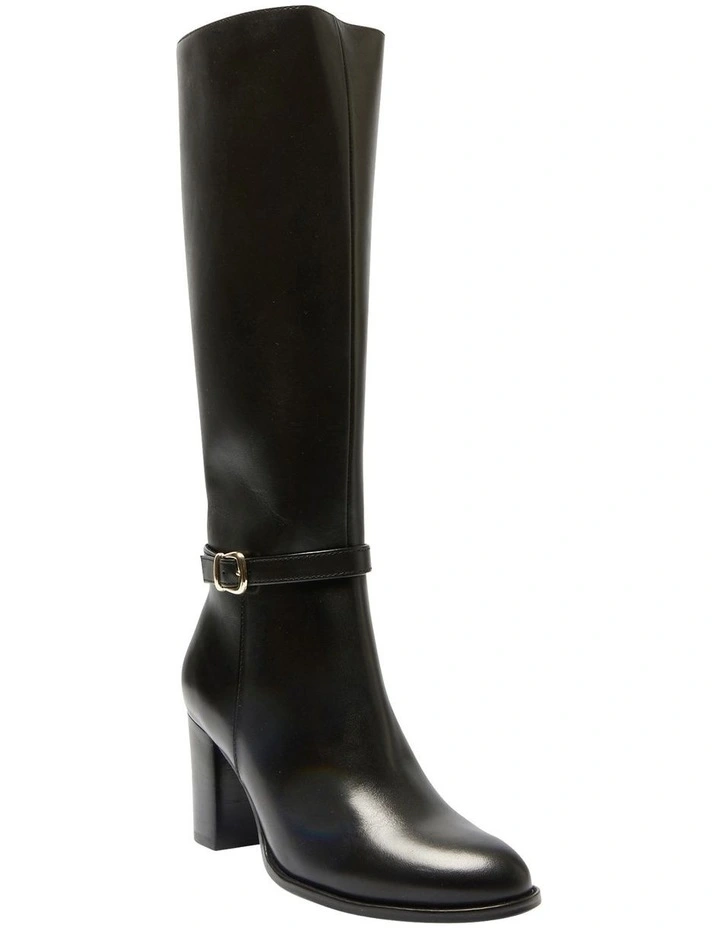 Galen Boots in Black Leather