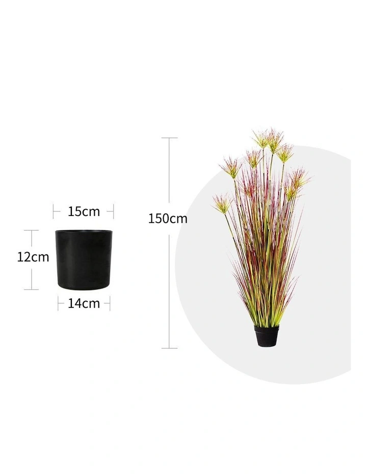 Potted Papyrus Artificial Plant 150cm in Multi
