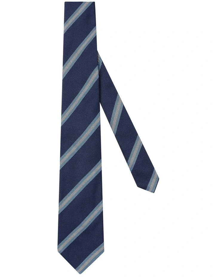 Casoni Tie in Navy/Sky
