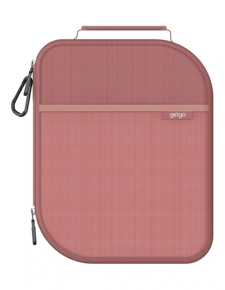 GetGo Insulated Lunch Bag With Pocket in Pink