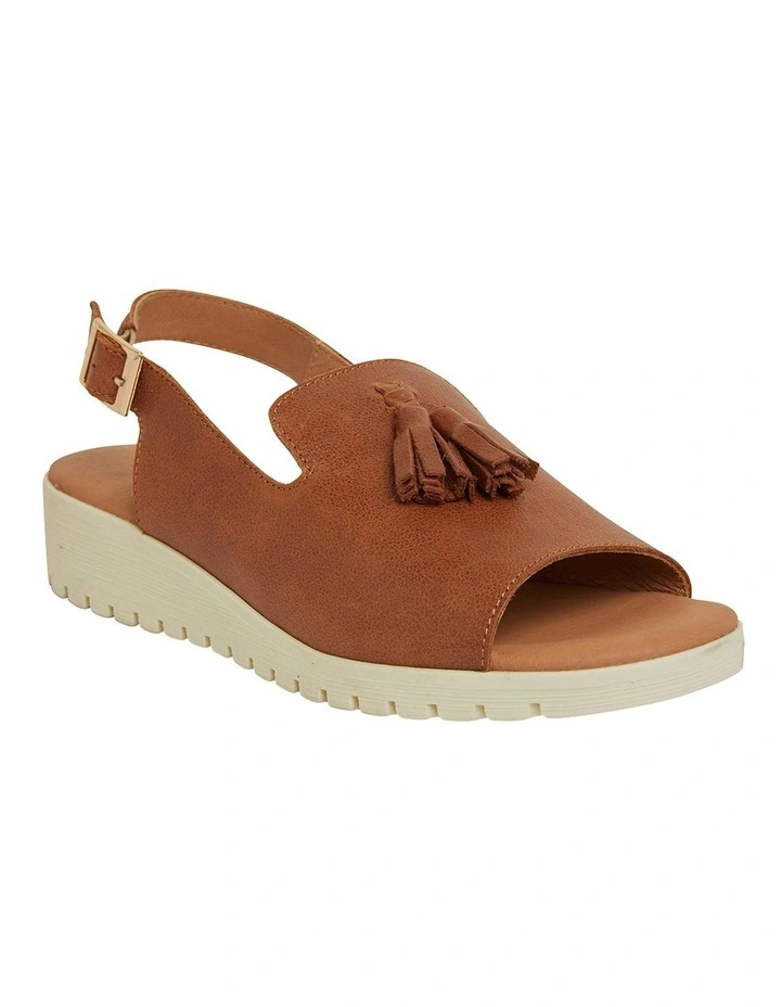 Gilmore Sandals in Cognac Leather