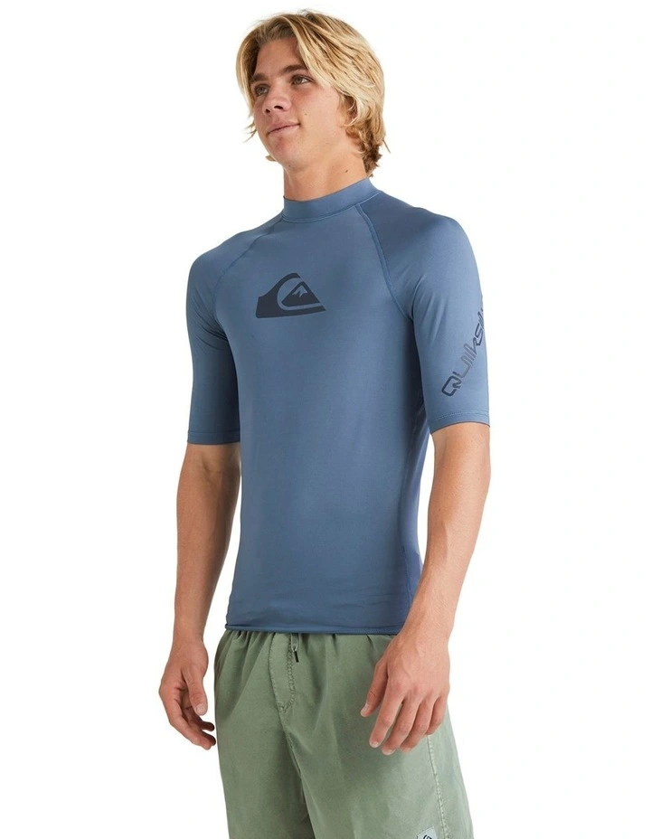 All Time Short Sleeve Rash Vest in Bering Sea Byg0