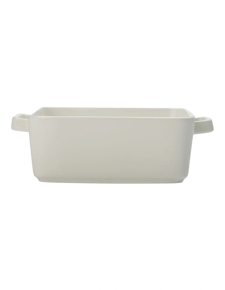 Epicurious Gift Boxed Square Baker 19x7.5cm in White