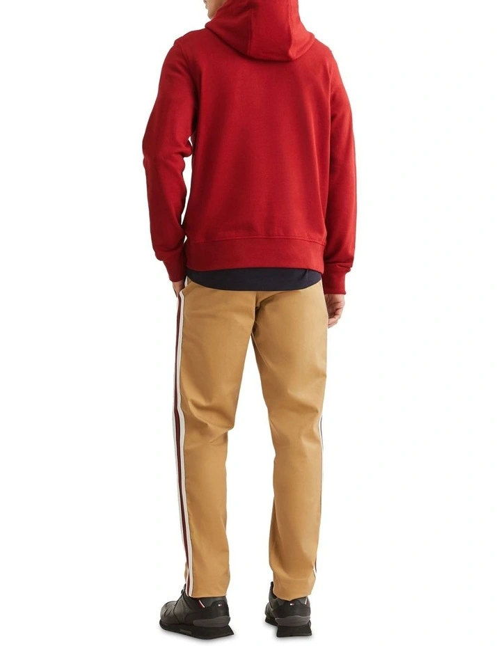 Logo Hoody in Red