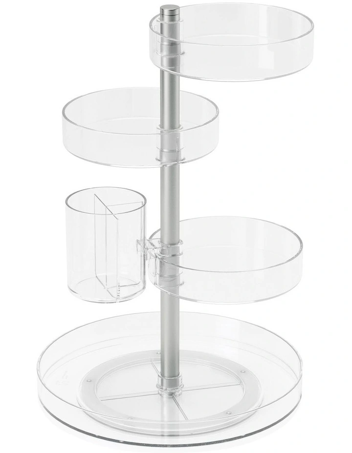 Pirouette Organizer 23x23x35.5cm in Clear