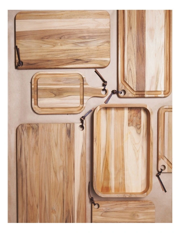 Small Teak Cutting Board 33X20cm
