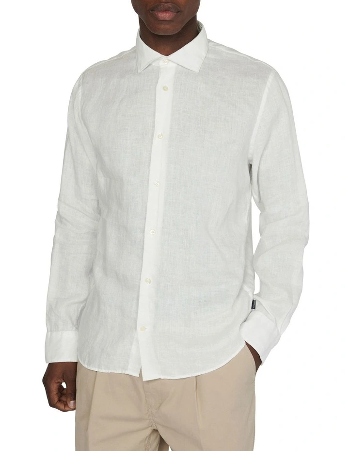 Marc Long Sleeve Shirt in White