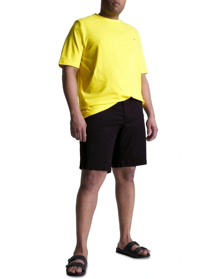Big & Tall 1985 Collection Madison Twill Shorts in Black