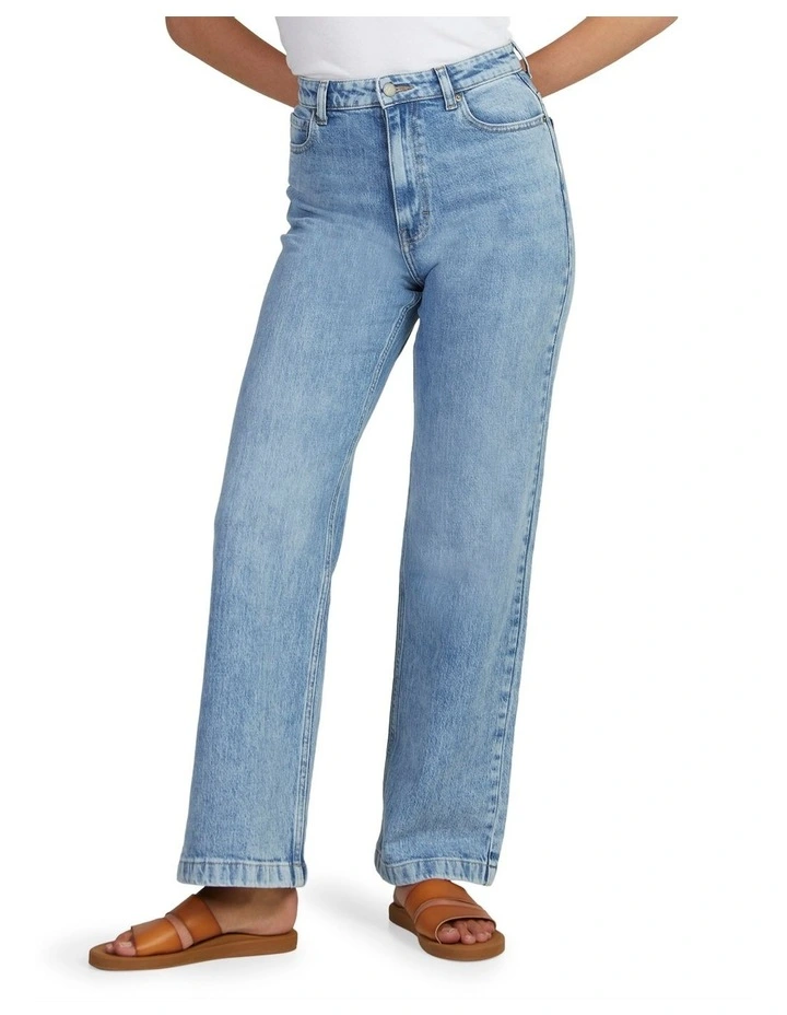 Luna Stretch Denim Jeans in Beau Blue