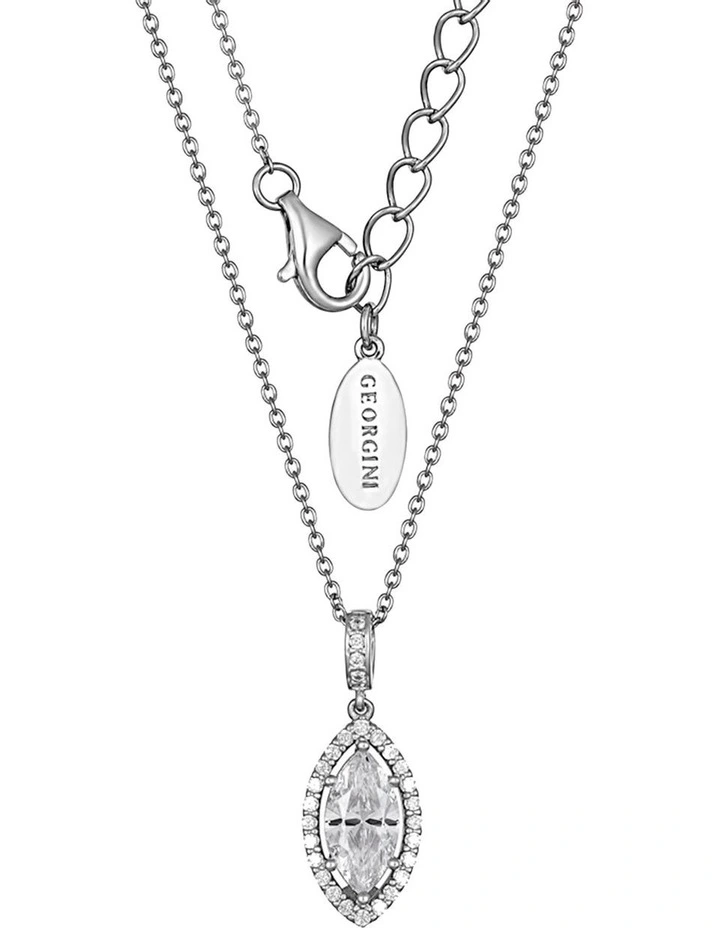 Heirloom Signature Pendant Necklace in Silver
