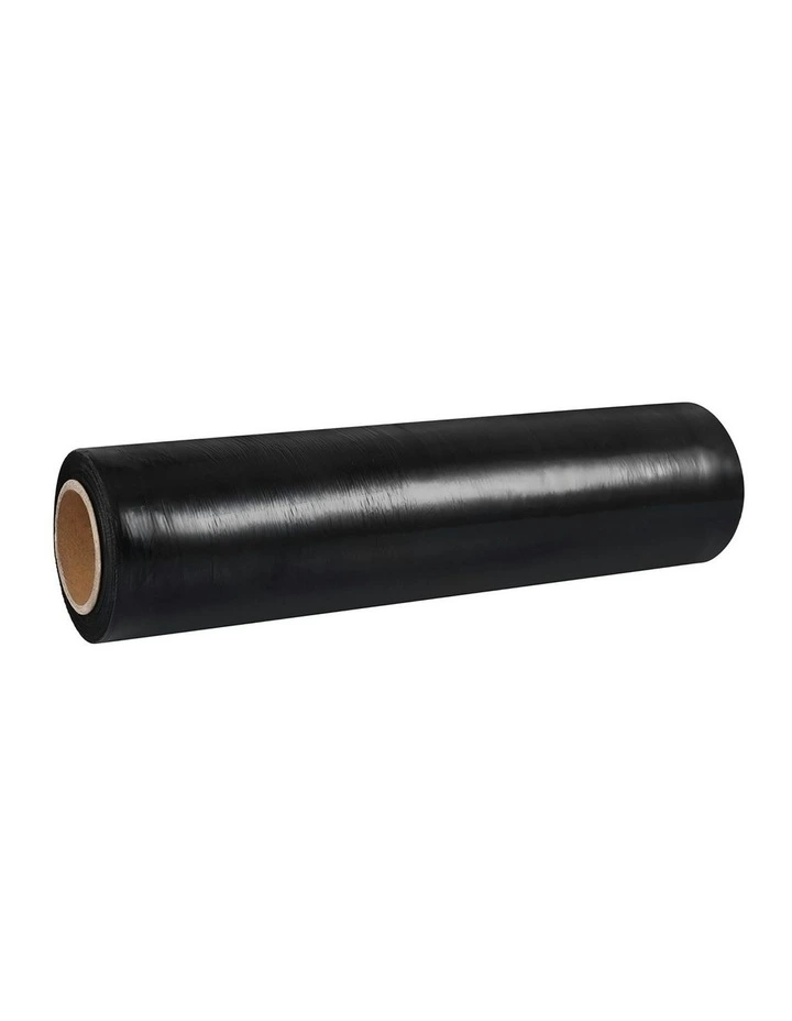 Stretch Film Shrink Wrap Rolls 400mx50cm in Black