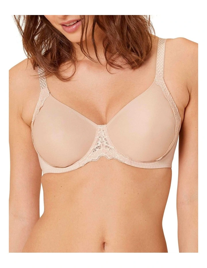 Caresse Rigid Seamless Bra in Beige
