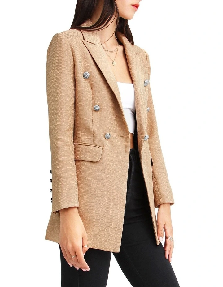 Princess Polina Weave Blazer Textured