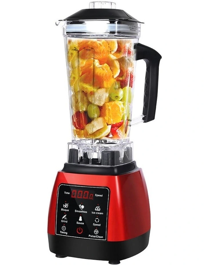 Commercial Blender Mixer Food Processor Juicer Smoothie Ice Crush in Red
