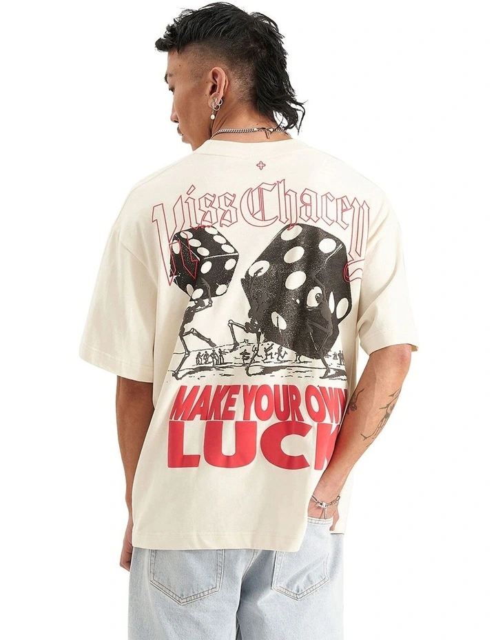 Luck Street Fit Tee in Tofu