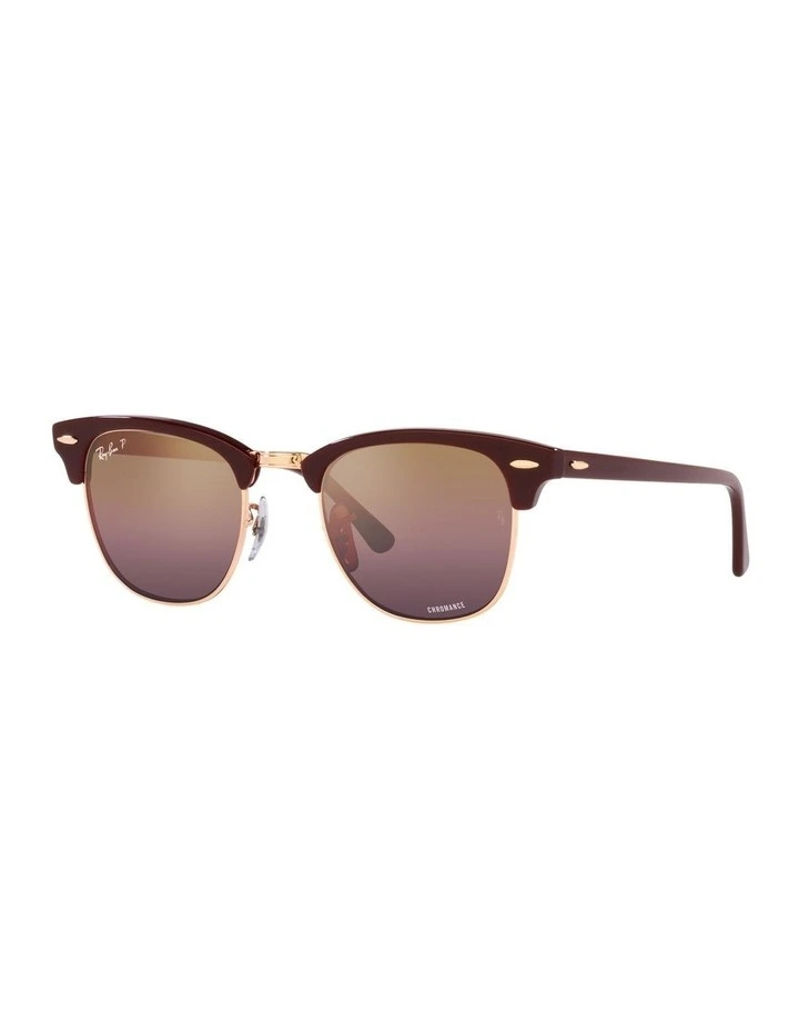 CLUBMASTER Polarised Sunglasses In Bordeaux