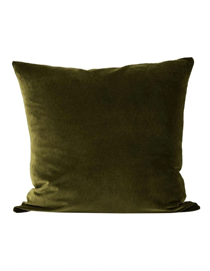 Luxury Velvet Cushion in Khaki