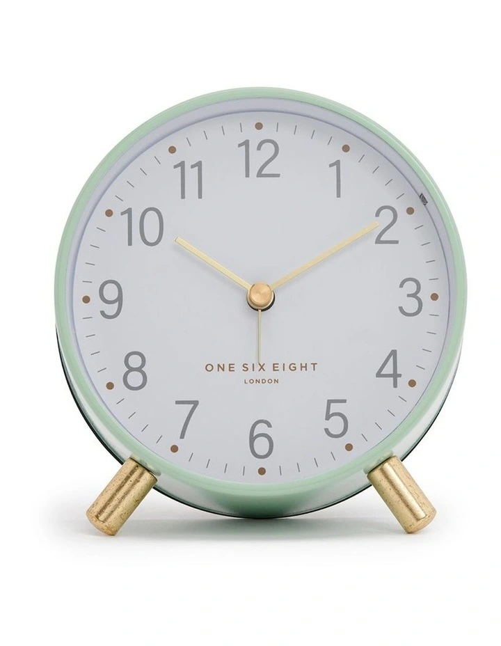 MAISIE Silent Alarm Clock in Mint