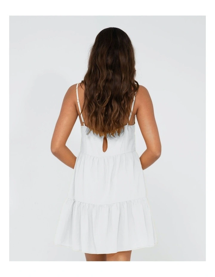 Heather Slip Dress in White