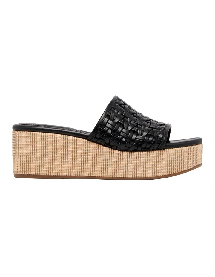 Blens Platform Slide in Black