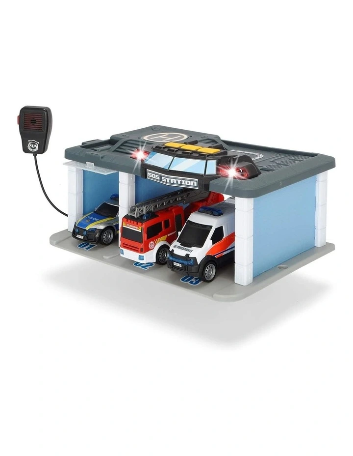 Rescue Center with Lights and Sound Playset