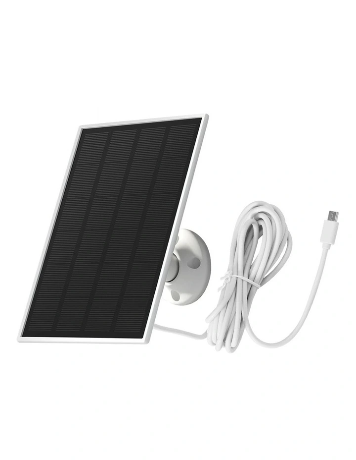 Solar Panel For Security Camera Wireless 3W in Black