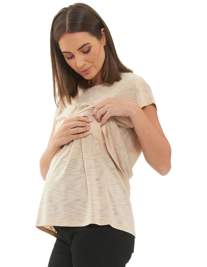 Jazmin Nursing Tee in Natural
